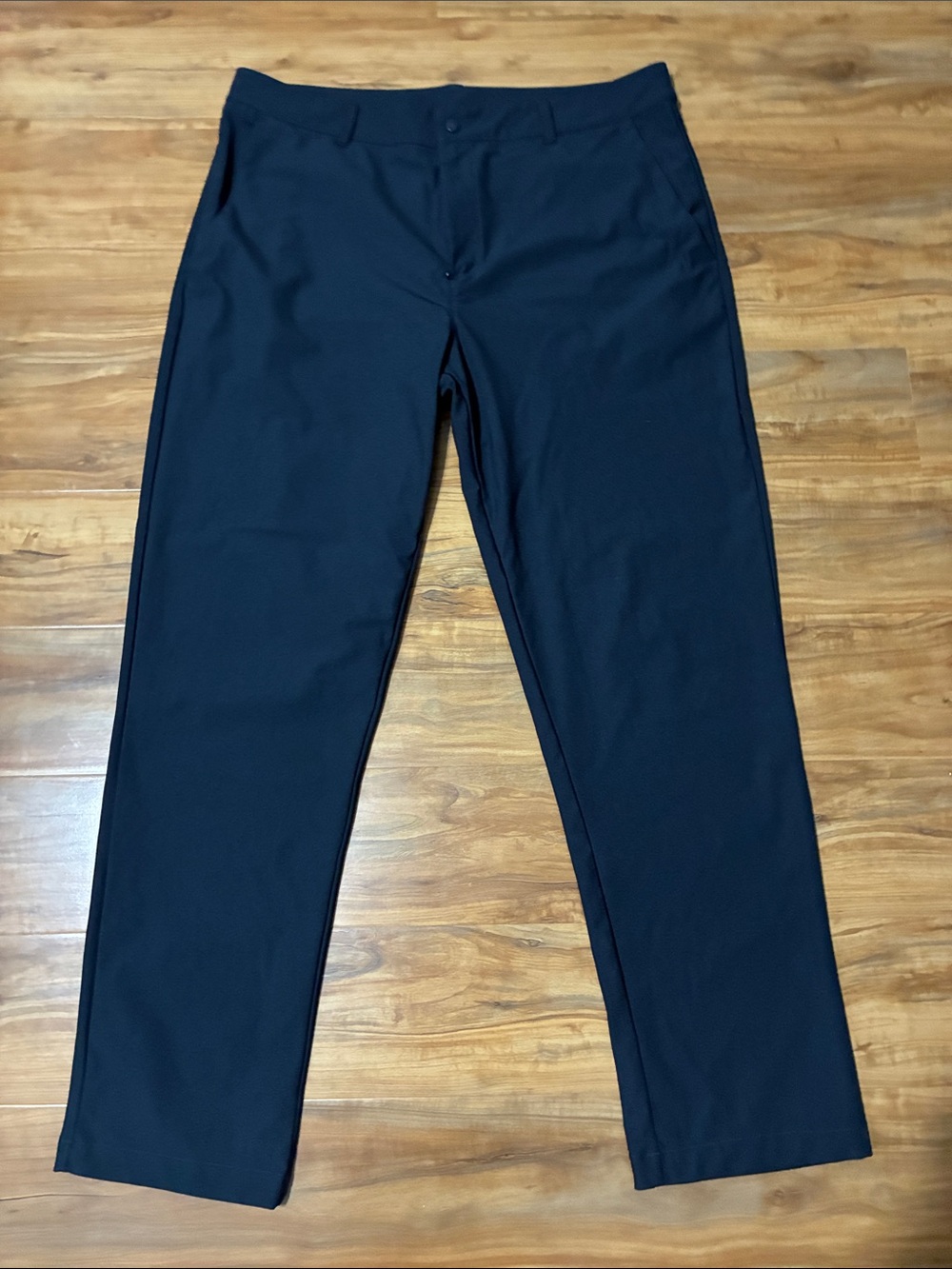 Men's Classic Black Dress Pants - Tailored Fit